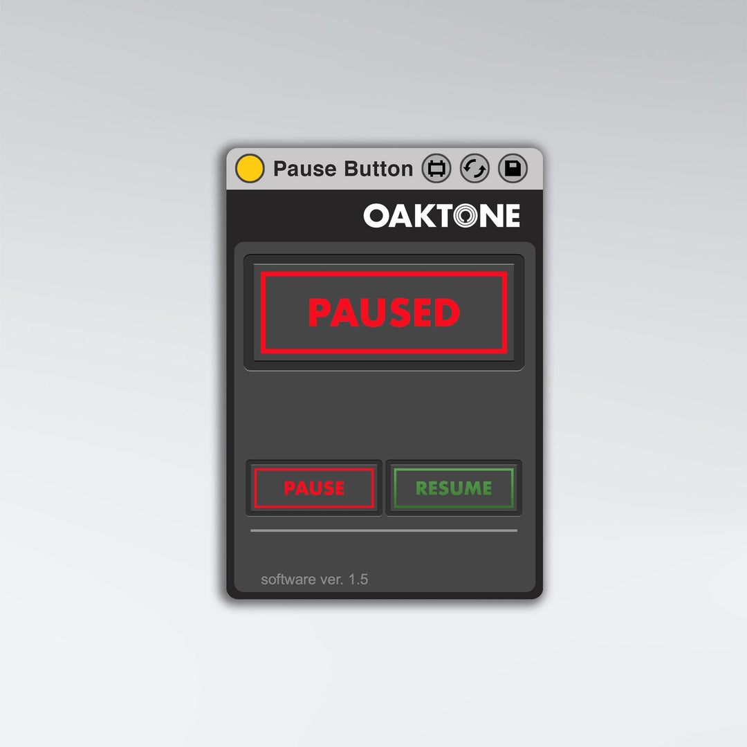 Pause Button - Oaktone